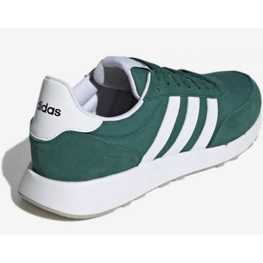 NEW Adidas Run 60s, Men's 8, Green/White HO0354 - Picture 3 of 7